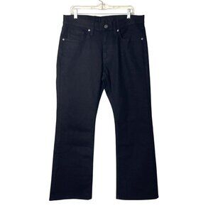 Cody James Men's Black Straight-Leg Denim Jeans 34WX30L Cotton Blend Classic Fit